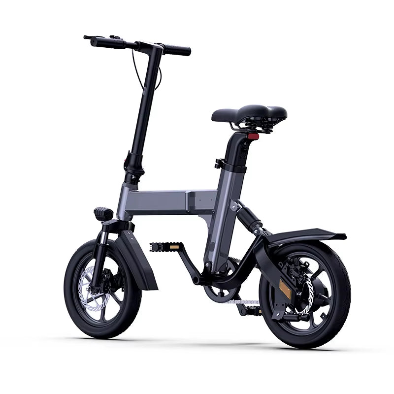 Driver'S Representative Folding Electric Bicycle Adult Portable Commuting Two Wheeled Electric Scooter Electric Dirt Bike