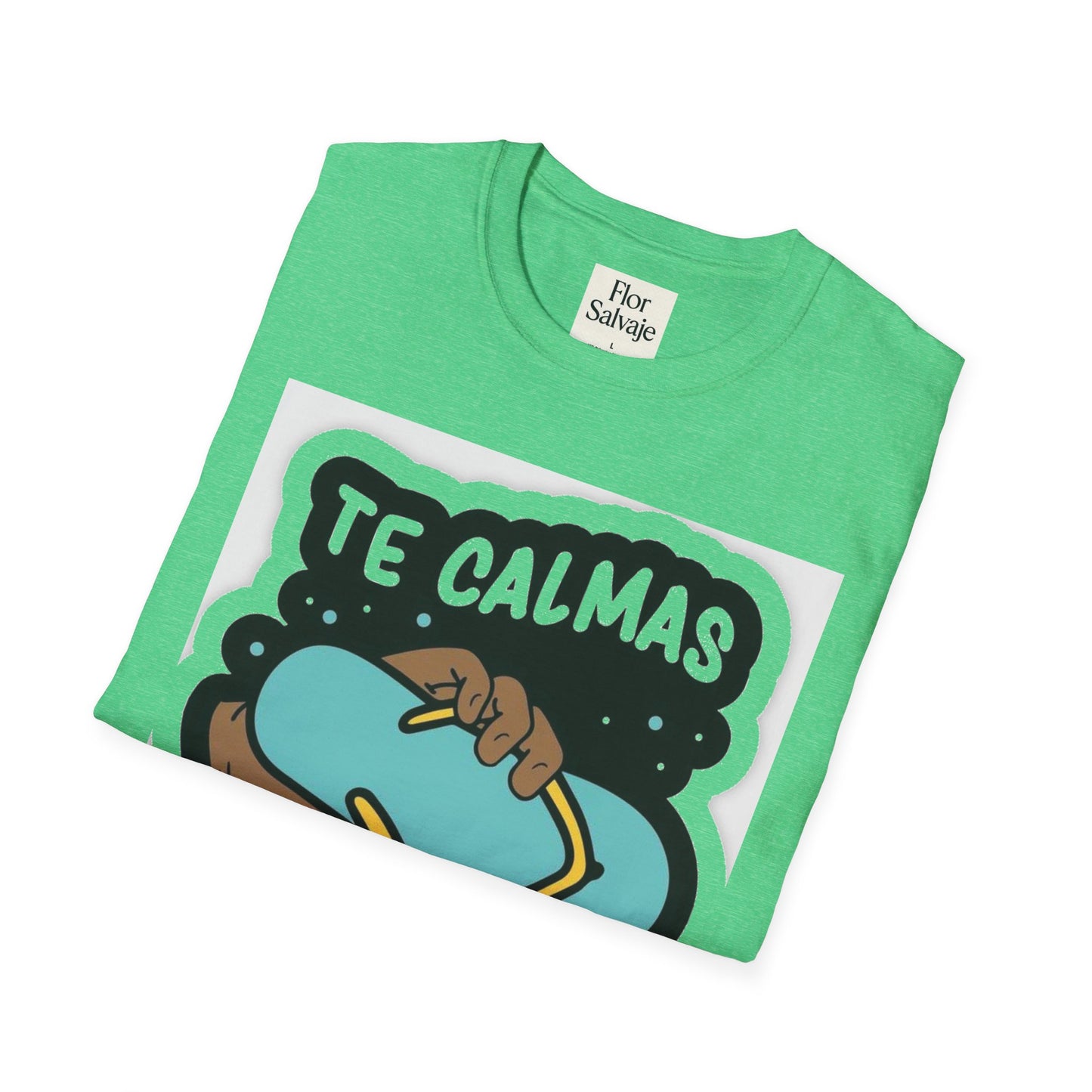 Relaxing Vibes Unisex Softstyle T-Shirt - 'Te Calmas O Te Calmo' Design