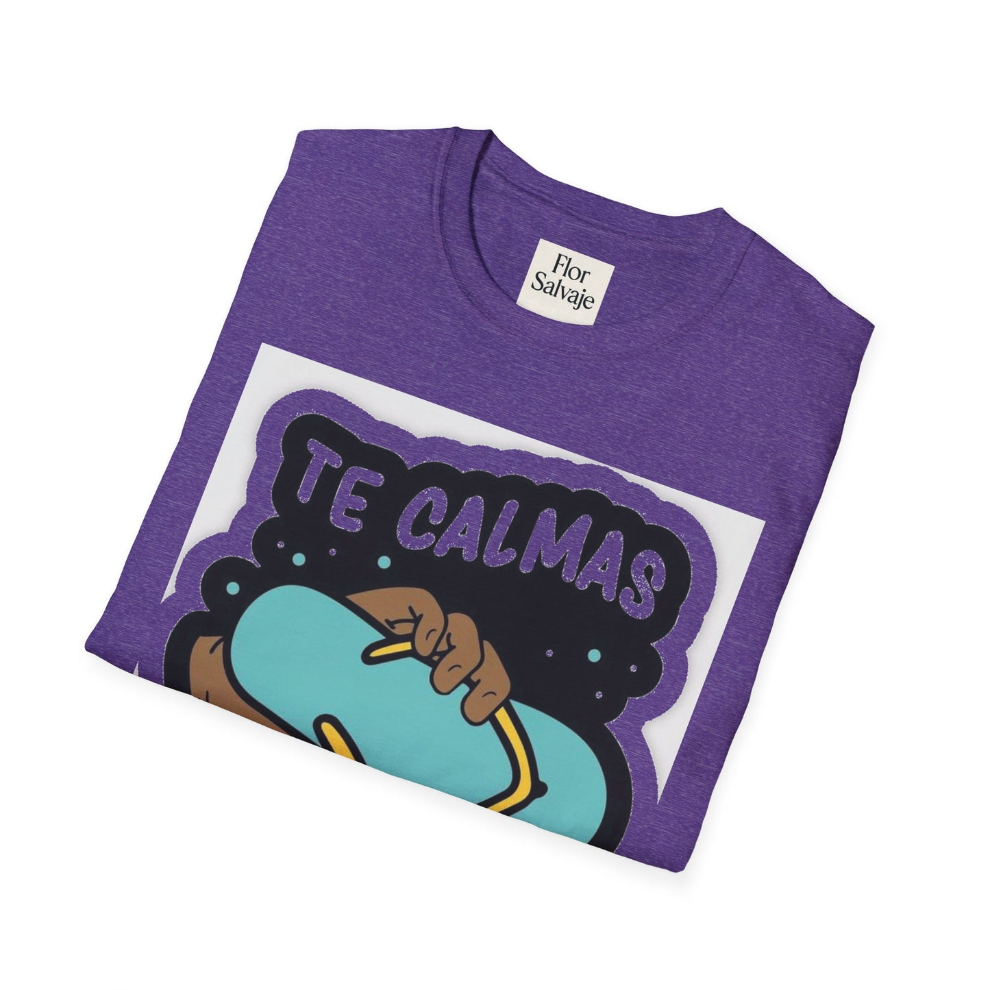 Relaxing Vibes Unisex Softstyle T-Shirt - 'Te Calmas O Te Calmo' Design