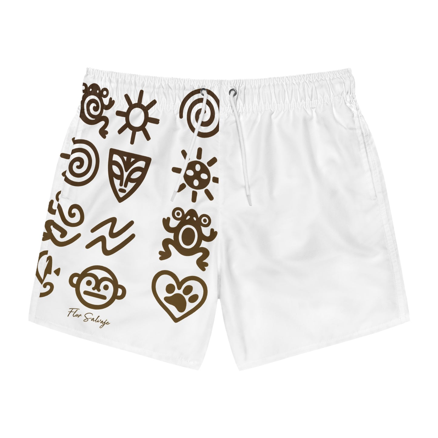 Tropical Swim Trunks, Beach Shorts, Summer Swimwear, Vacation Swimwear, Relaxation Swim Trunks, Pool Party Gear