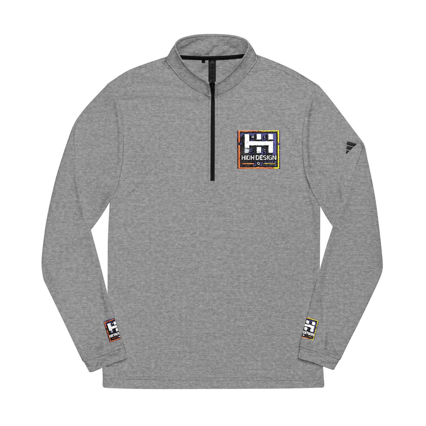 Adidas® Embroidered Quarter-Zip Pullover - Stylish Activewear for Athletes