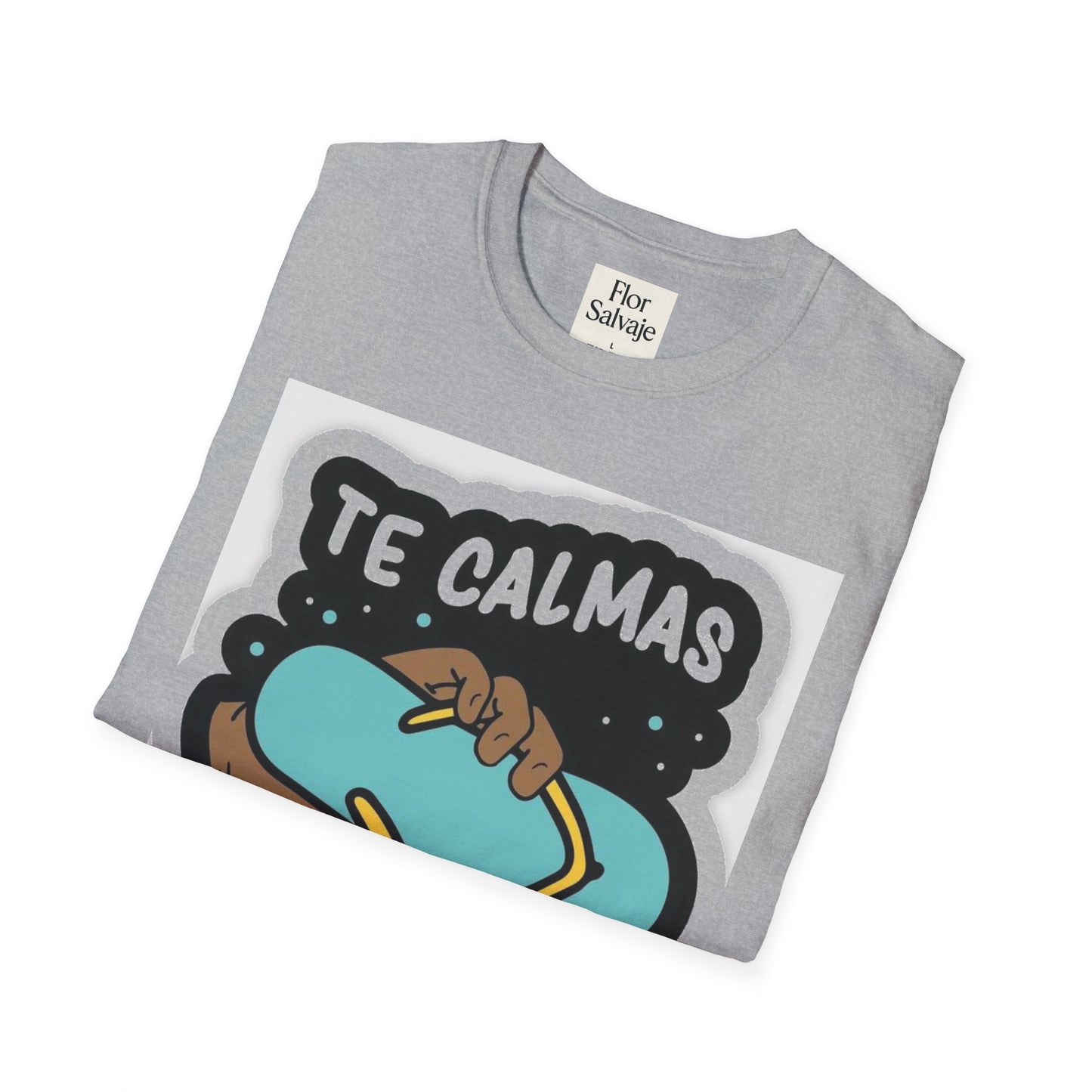 Relaxing Vibes Unisex Softstyle T-Shirt - 'Te Calmas O Te Calmo' Design
