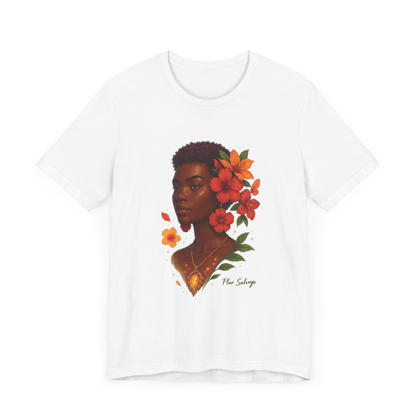 Floral Soul Unisex Tee, Inspirational T-Shirt, Gift for Her, Summer Outfit, Artistic Apparel, Unique Graphic Tee