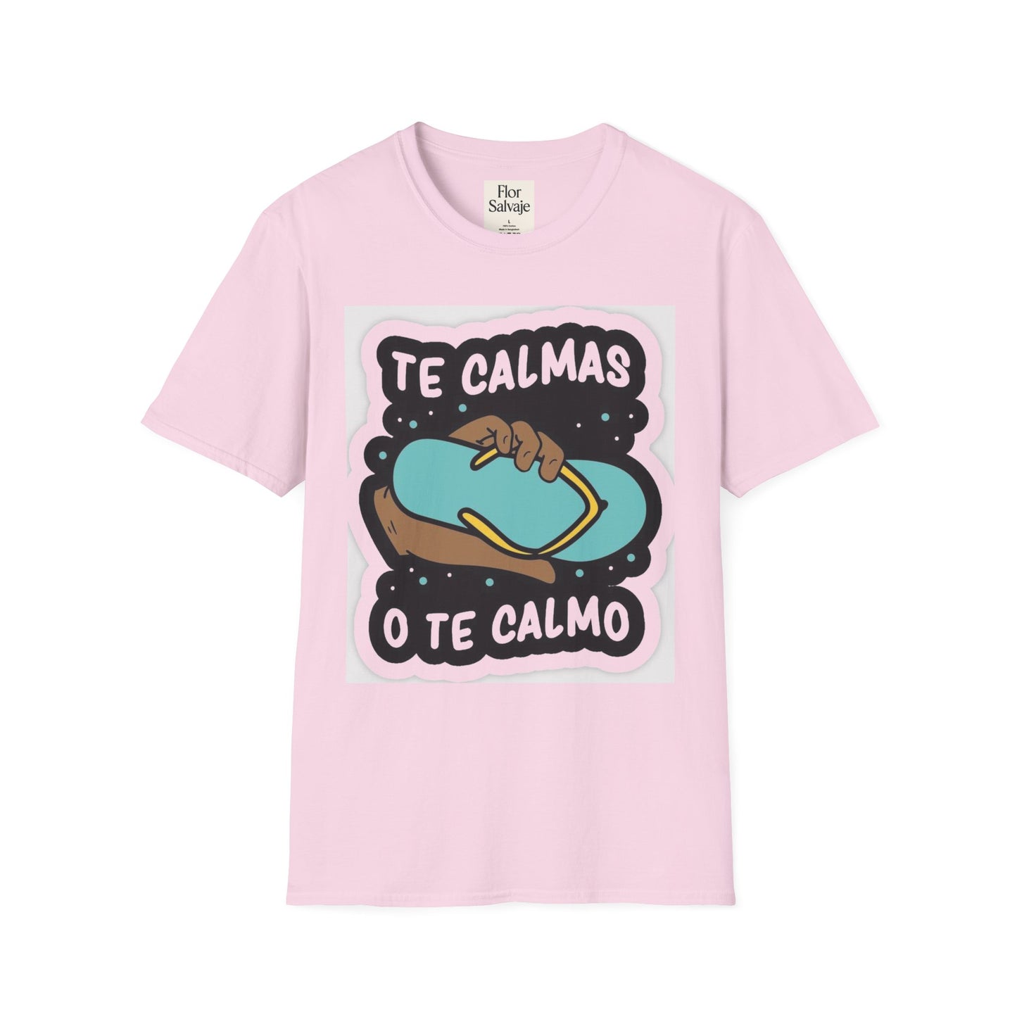Relaxing Vibes Unisex Softstyle T-Shirt - 'Te Calmas O Te Calmo' Design