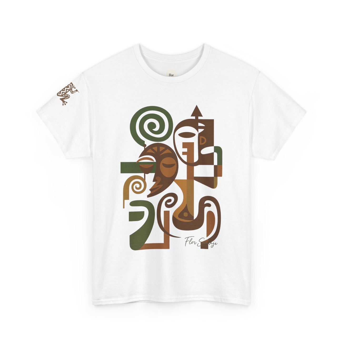 Artistic Unisex Cotton Tee - Unique Graphic Tee, Casual Wear, Gift for Art Lovers, Summer Style, Everyday Comfort
