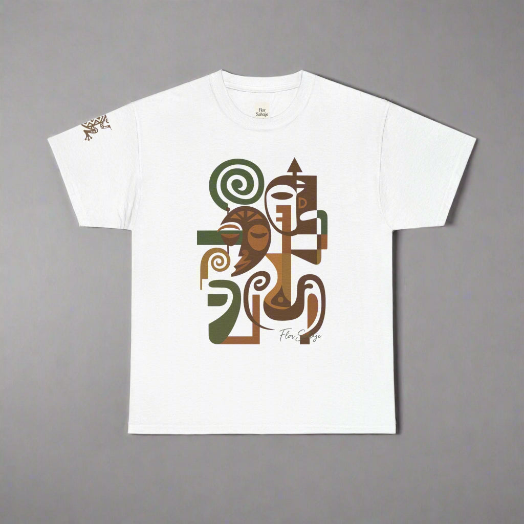 Artistic Unisex Cotton Tee - Unique Graphic Tee, Casual Wear, Gift for Art Lovers, Summer Style, Everyday Comfort