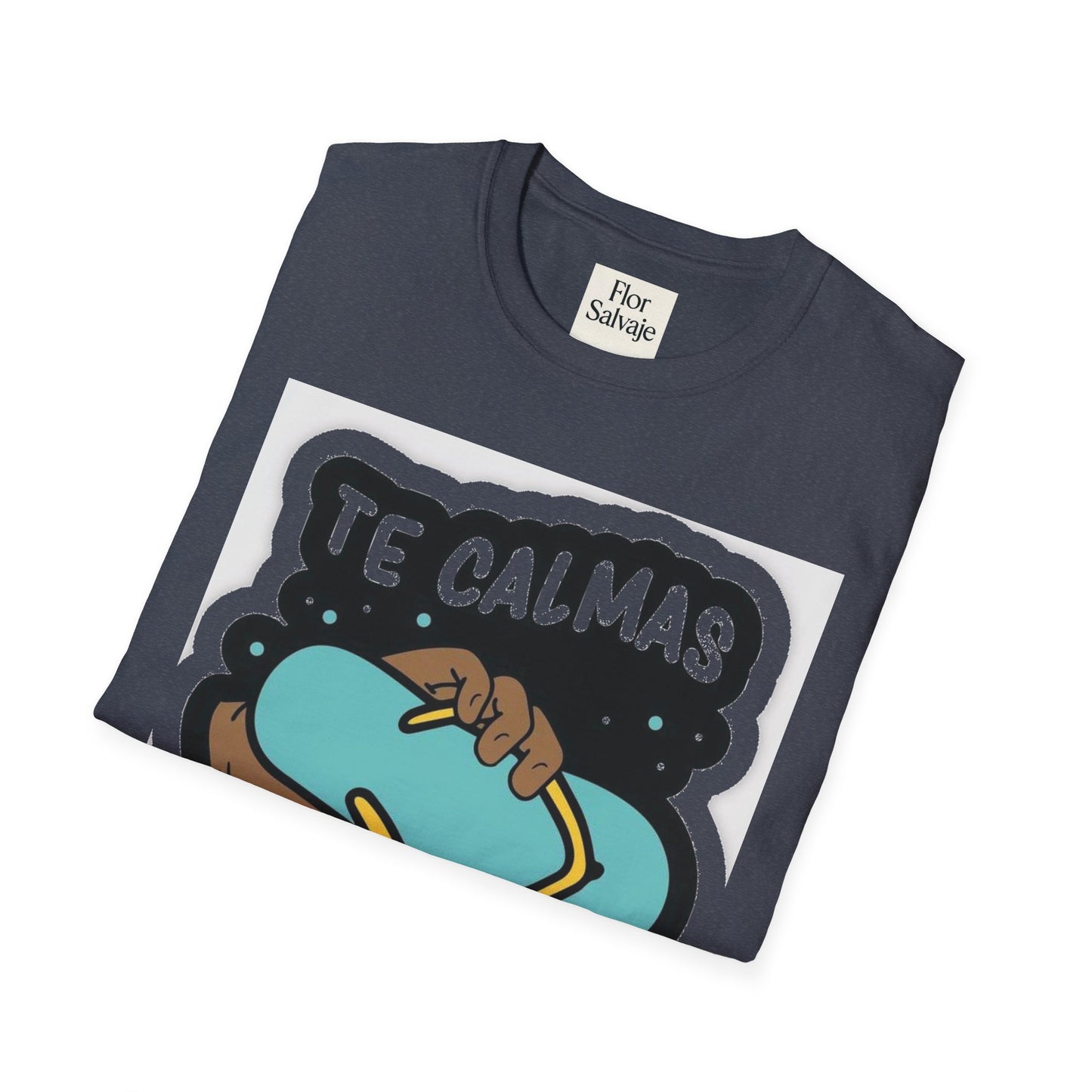 Relaxing Vibes Unisex Softstyle T-Shirt - 'Te Calmas O Te Calmo' Design