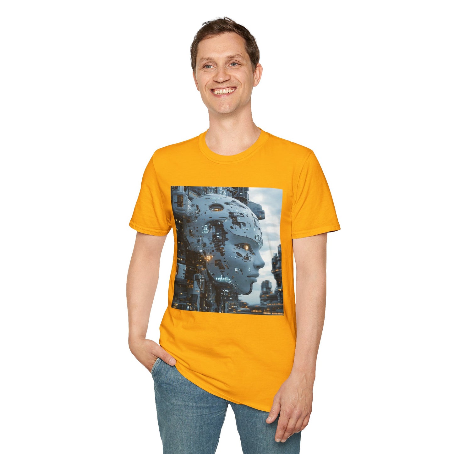 Futuristic AI Graphic Unisex T-Shirt