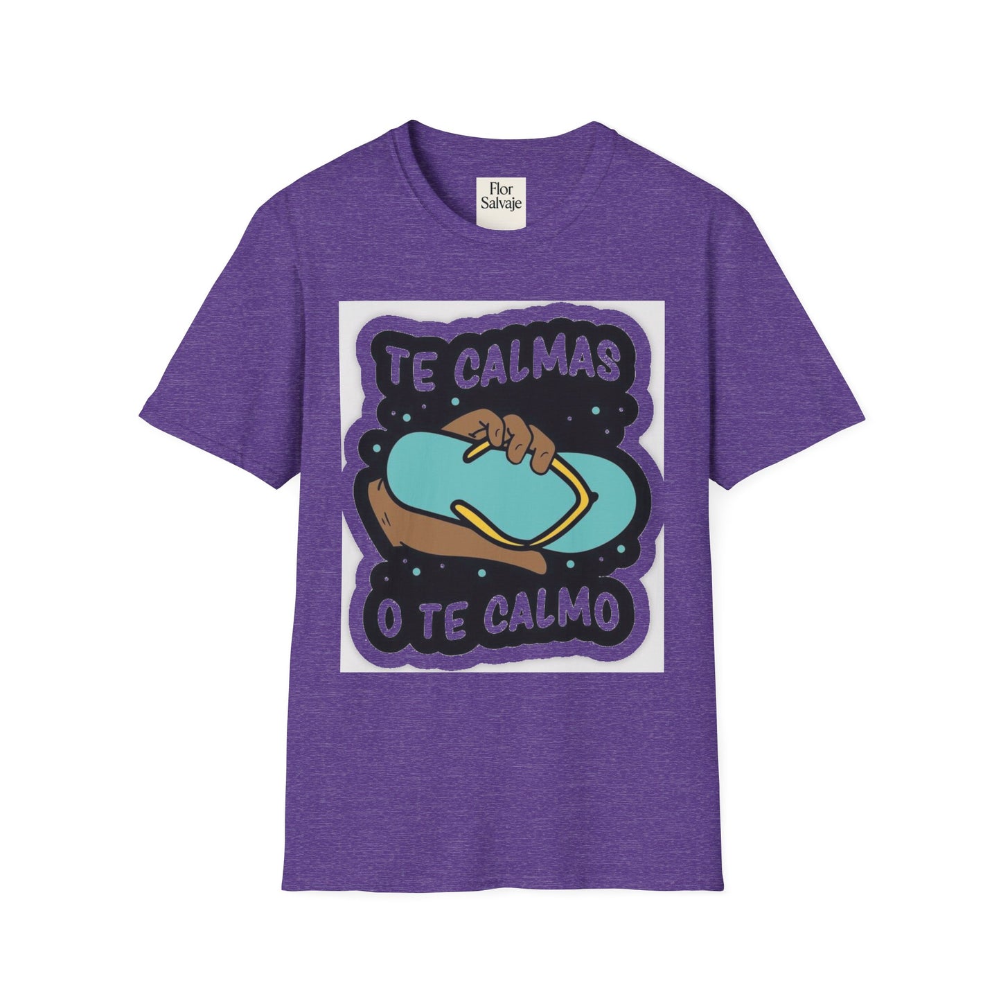 Relaxing Vibes Unisex Softstyle T-Shirt - 'Te Calmas O Te Calmo' Design