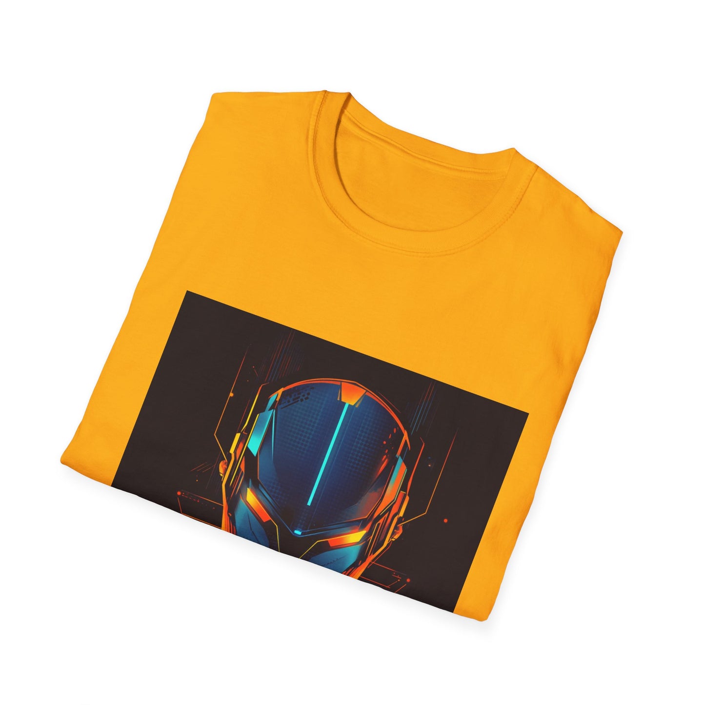 Futuristic Hero Unisex Softstyle T-Shirt