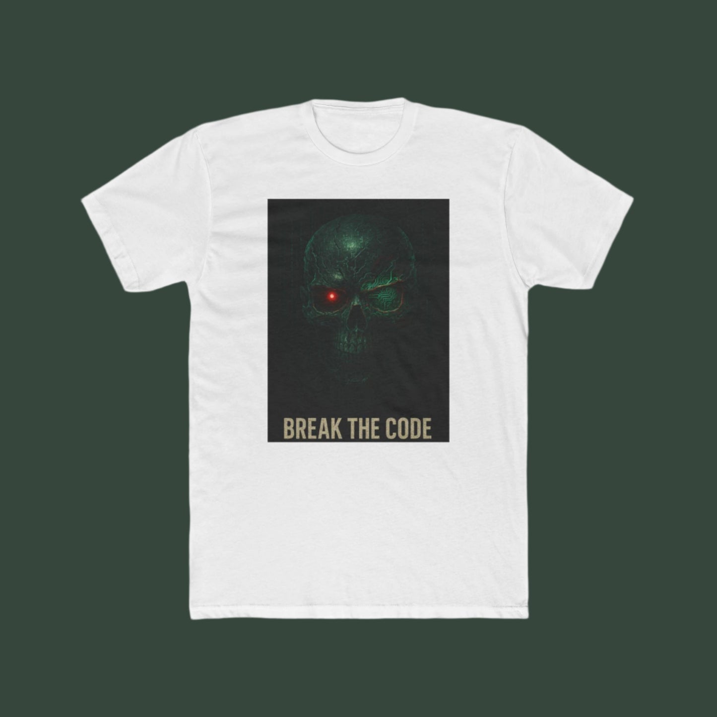 Unisex Skull Graphic Tee - "Break the Code" Design
