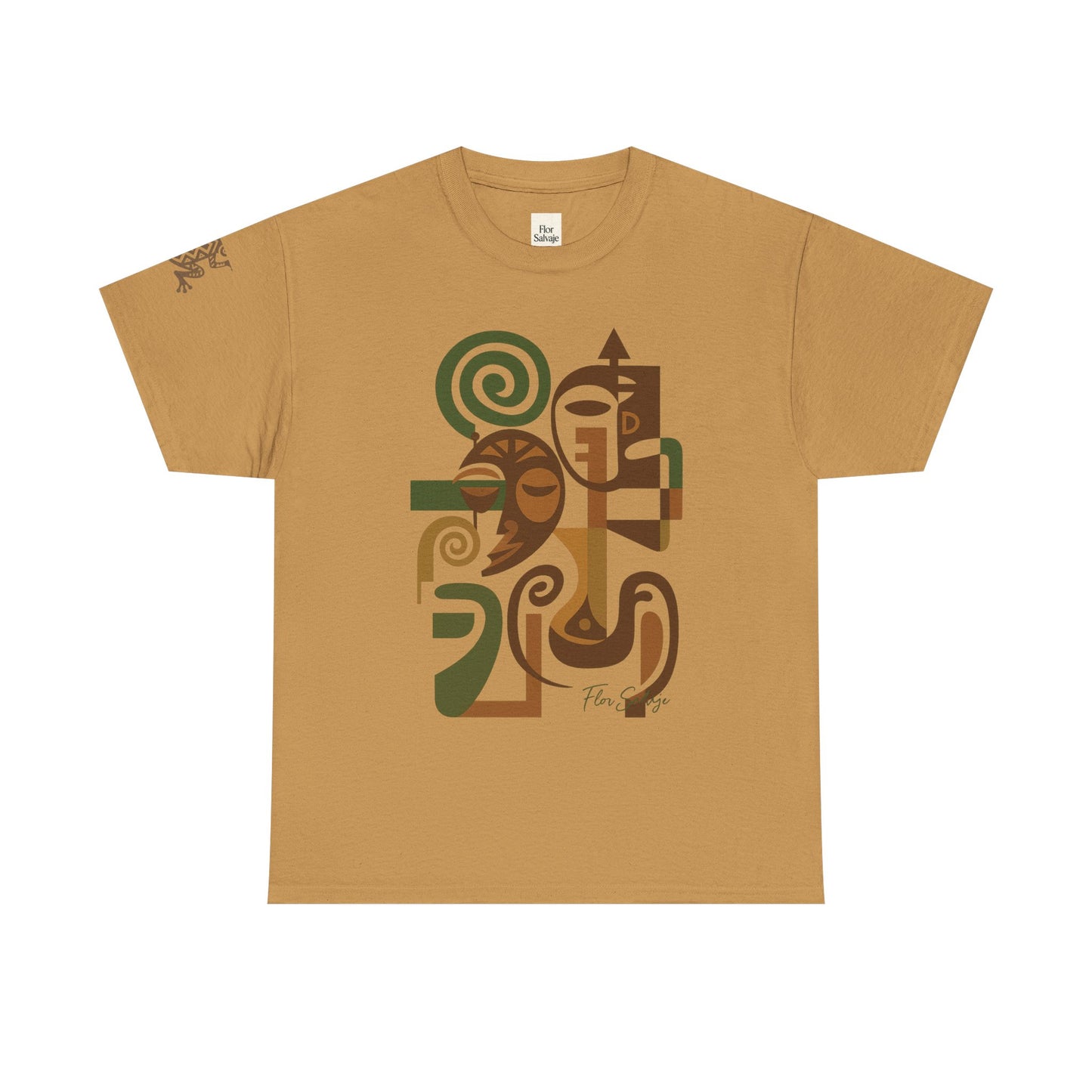 Artistic Unisex Cotton Tee - Unique Graphic Tee, Casual Wear, Gift for Art Lovers, Summer Style, Everyday Comfort