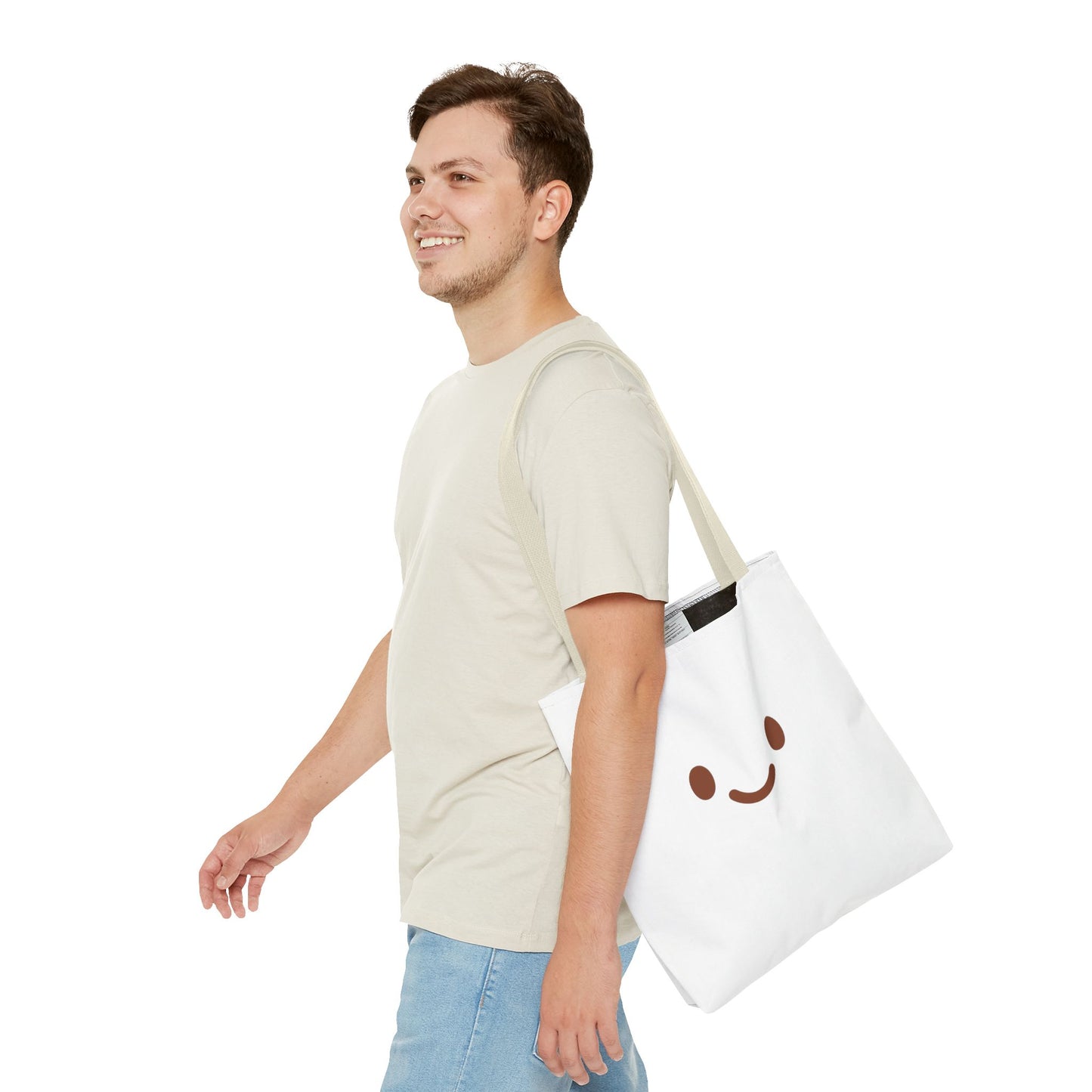 Cute Smiley Face Tote Bag - Perfect for Everyday Use