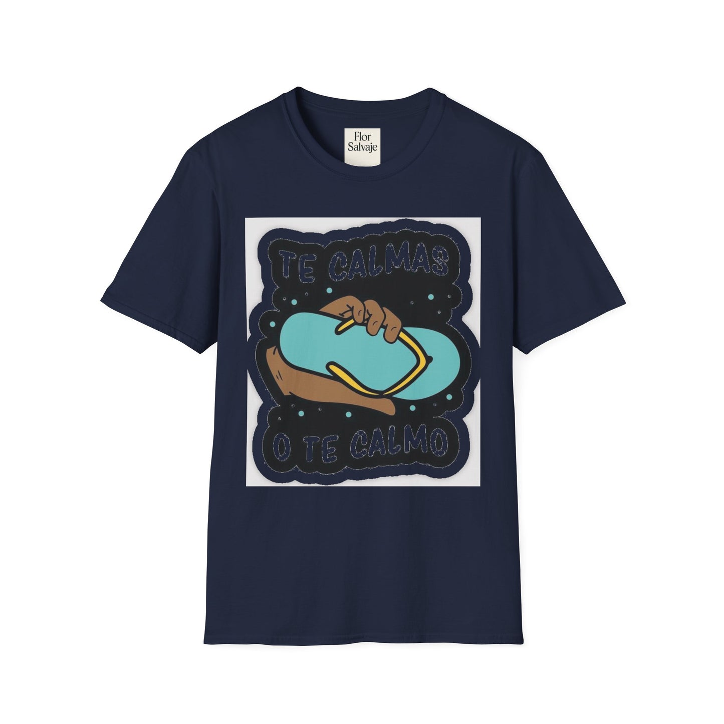Relaxing Vibes Unisex Softstyle T-Shirt - 'Te Calmas O Te Calmo' Design