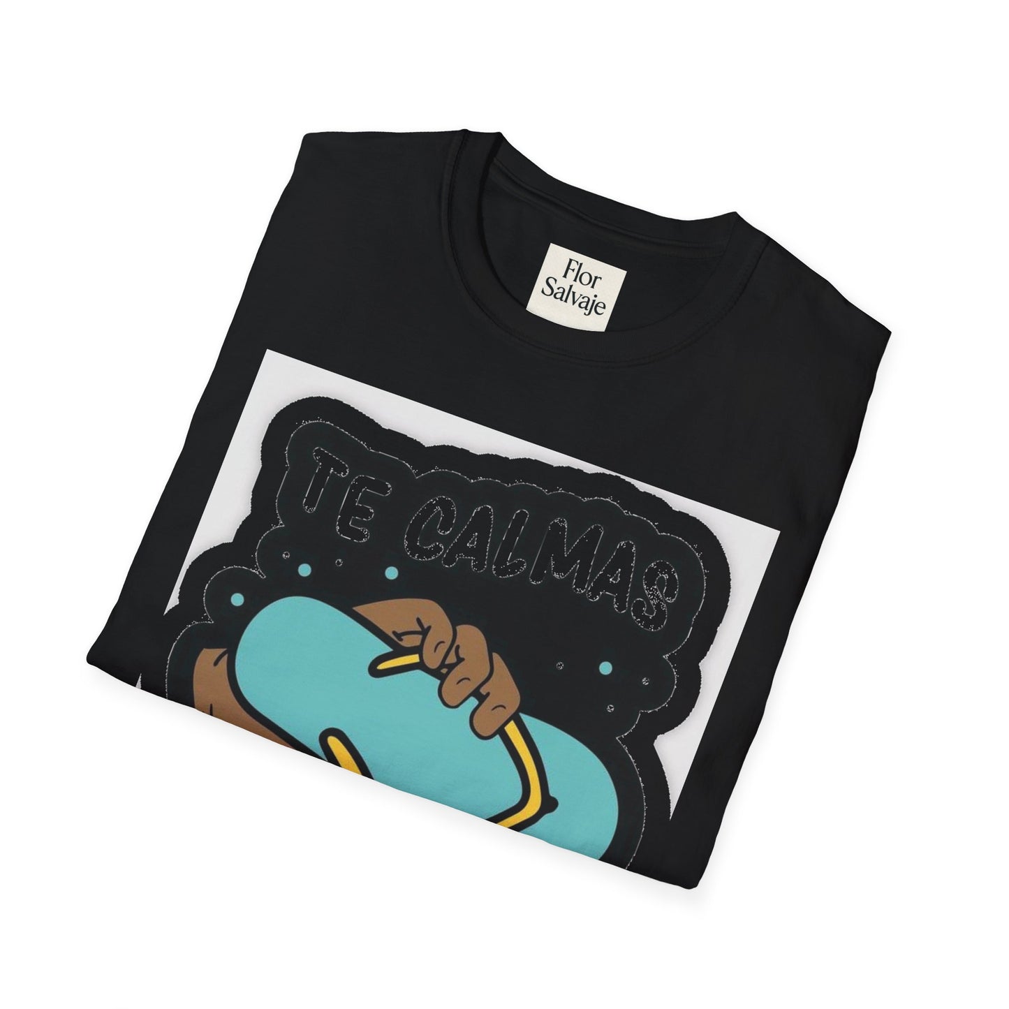 Relaxing Vibes Unisex Softstyle T-Shirt - 'Te Calmas O Te Calmo' Design