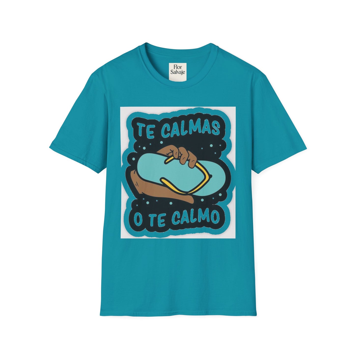 Relaxing Vibes Unisex Softstyle T-Shirt - 'Te Calmas O Te Calmo' Design