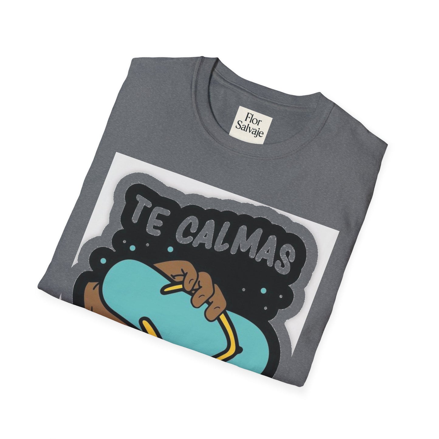 Relaxing Vibes Unisex Softstyle T-Shirt - 'Te Calmas O Te Calmo' Design