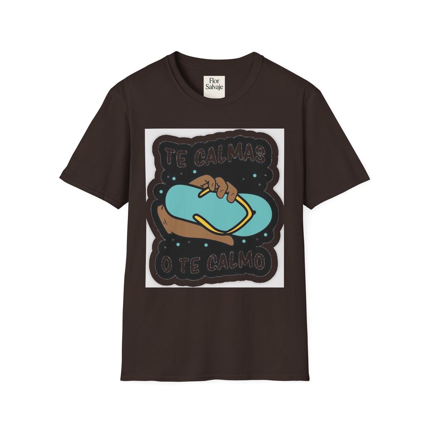 Relaxing Vibes Unisex Softstyle T-Shirt - 'Te Calmas O Te Calmo' Design