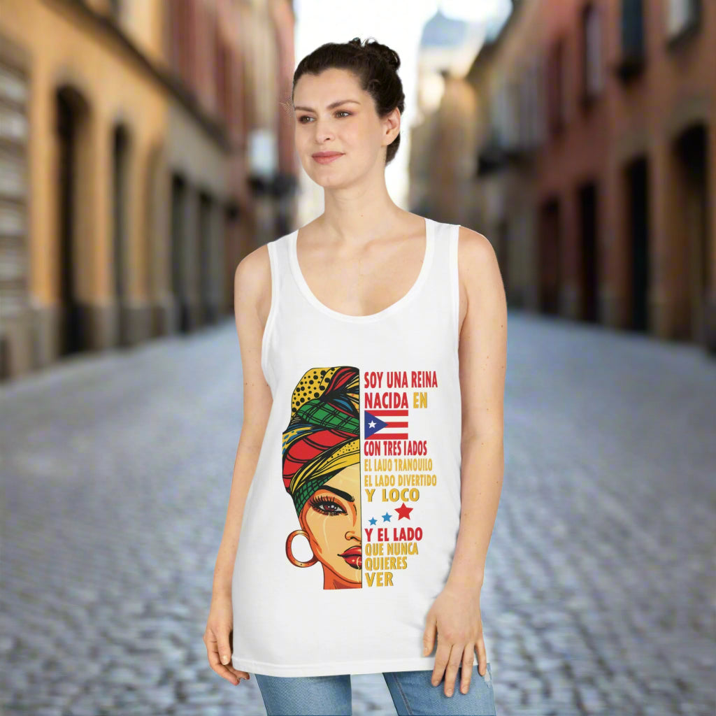 Cultural Empowerment Tank Top, Inspirational Unisex Style, Gifts for Her, Summer Fashion, Confidence Apparel, Unique Artwork