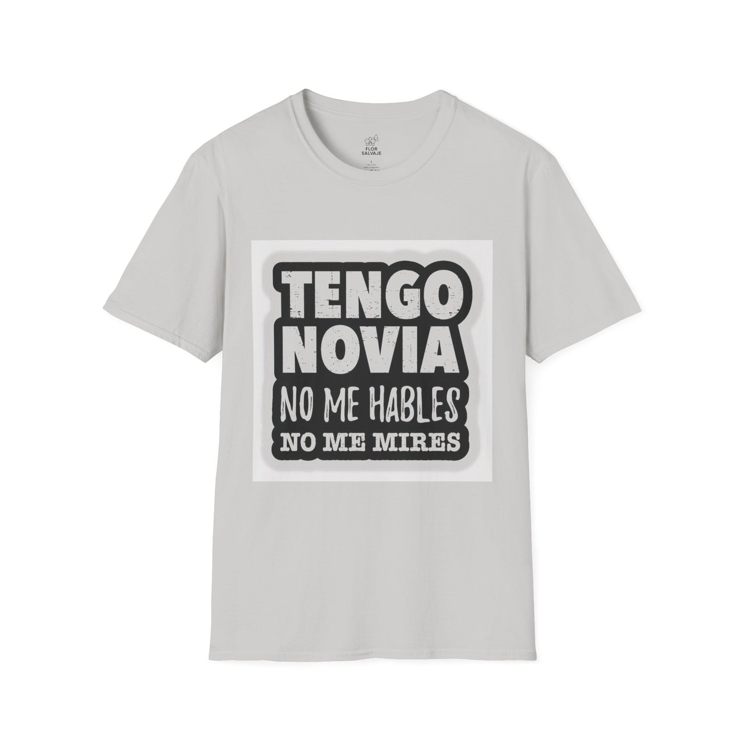 Unisex Funny T-Shirt - Tengo Novia, Playful Apparel for Couples, Perfect Gift for Anniversaries, Casual Wear, Unique Statement Tee