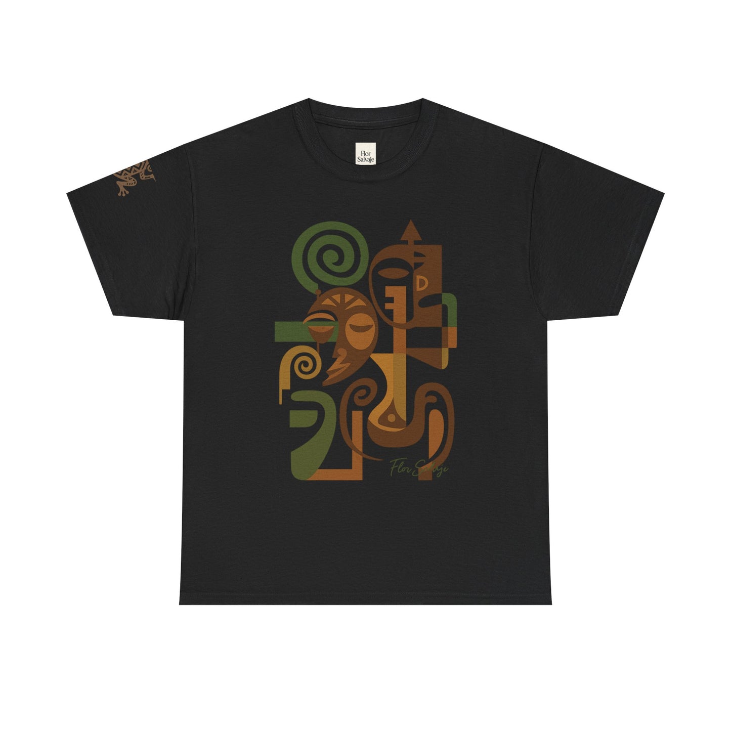 Artistic Unisex Cotton Tee - Unique Graphic Tee, Casual Wear, Gift for Art Lovers, Summer Style, Everyday Comfort