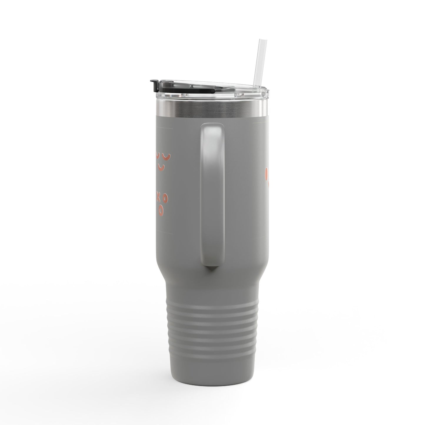 40oz Insulated Travel Mug with Cute Emoji Faces
