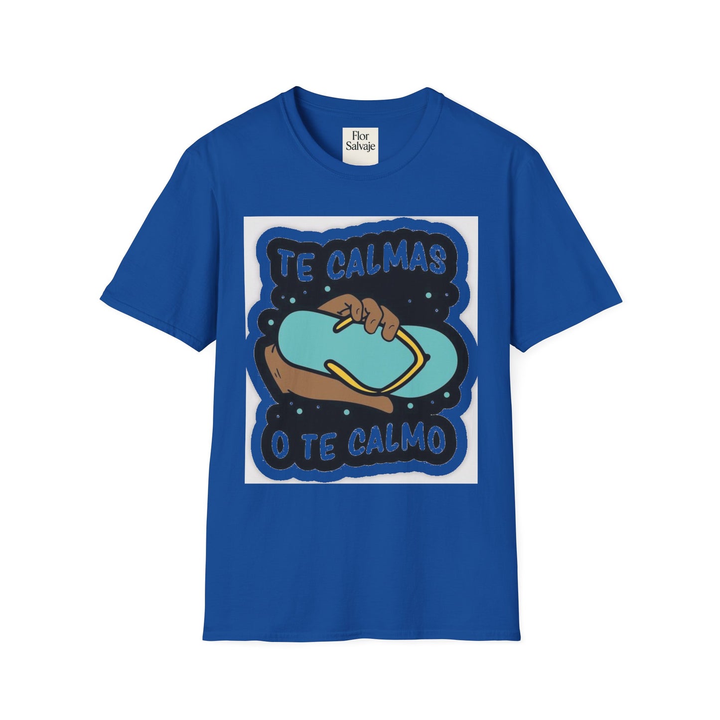 Relaxing Vibes Unisex Softstyle T-Shirt - 'Te Calmas O Te Calmo' Design
