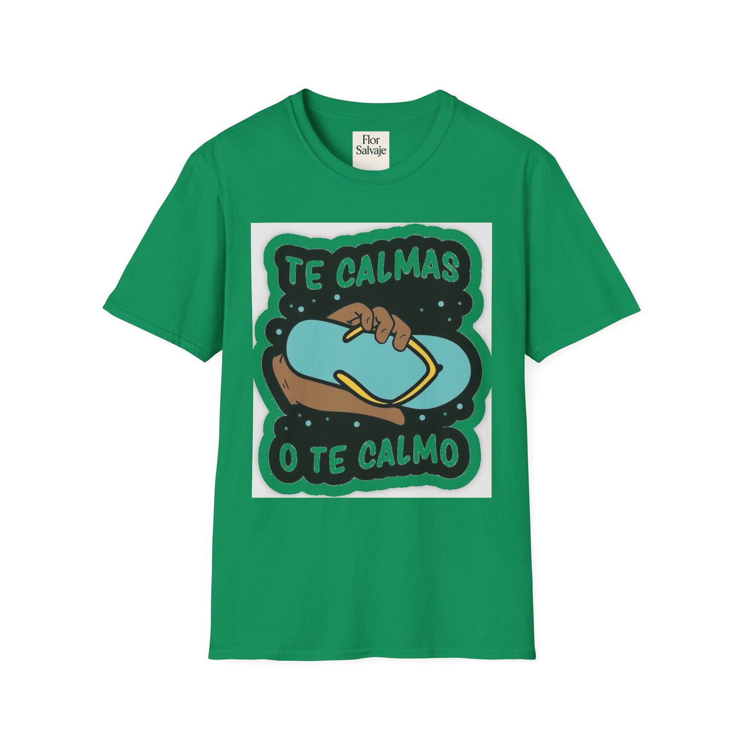 Relaxing Vibes Unisex Softstyle T-Shirt - 'Te Calmas O Te Calmo' Design