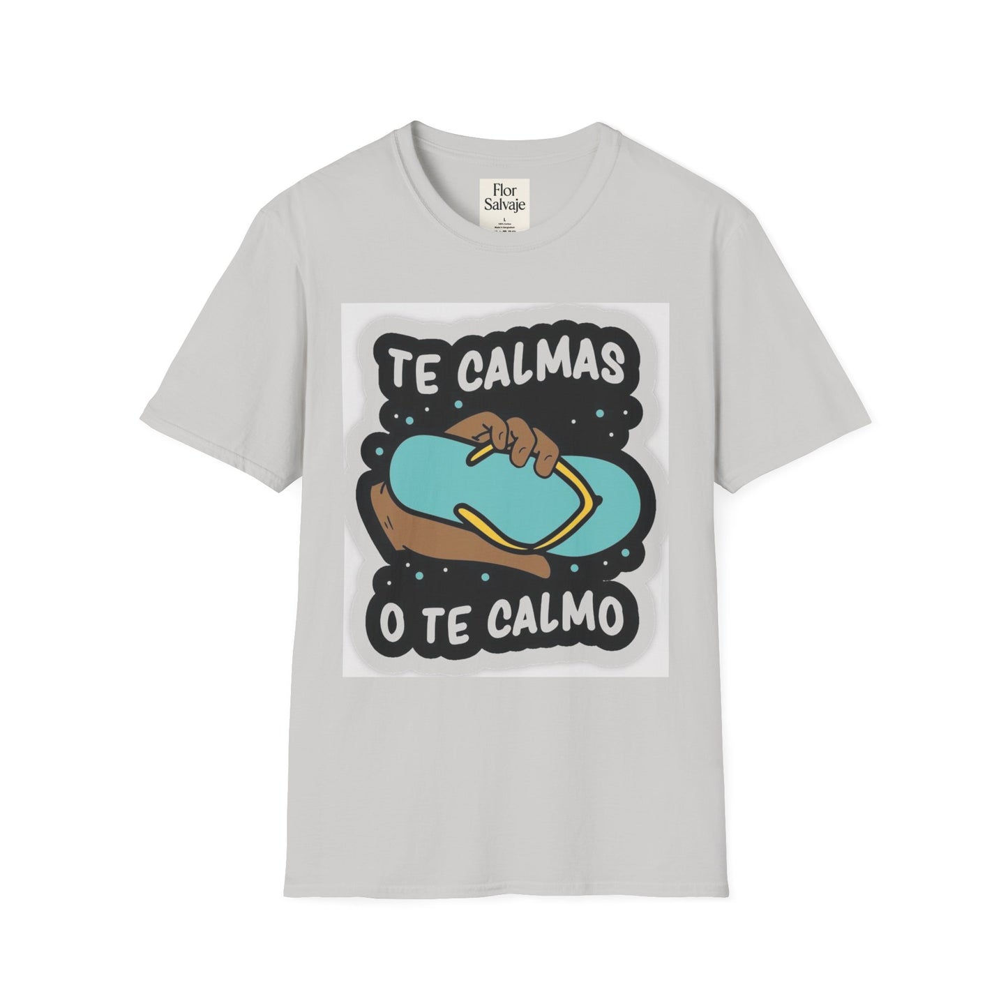 Relaxing Vibes Unisex Softstyle T-Shirt - 'Te Calmas O Te Calmo' Design