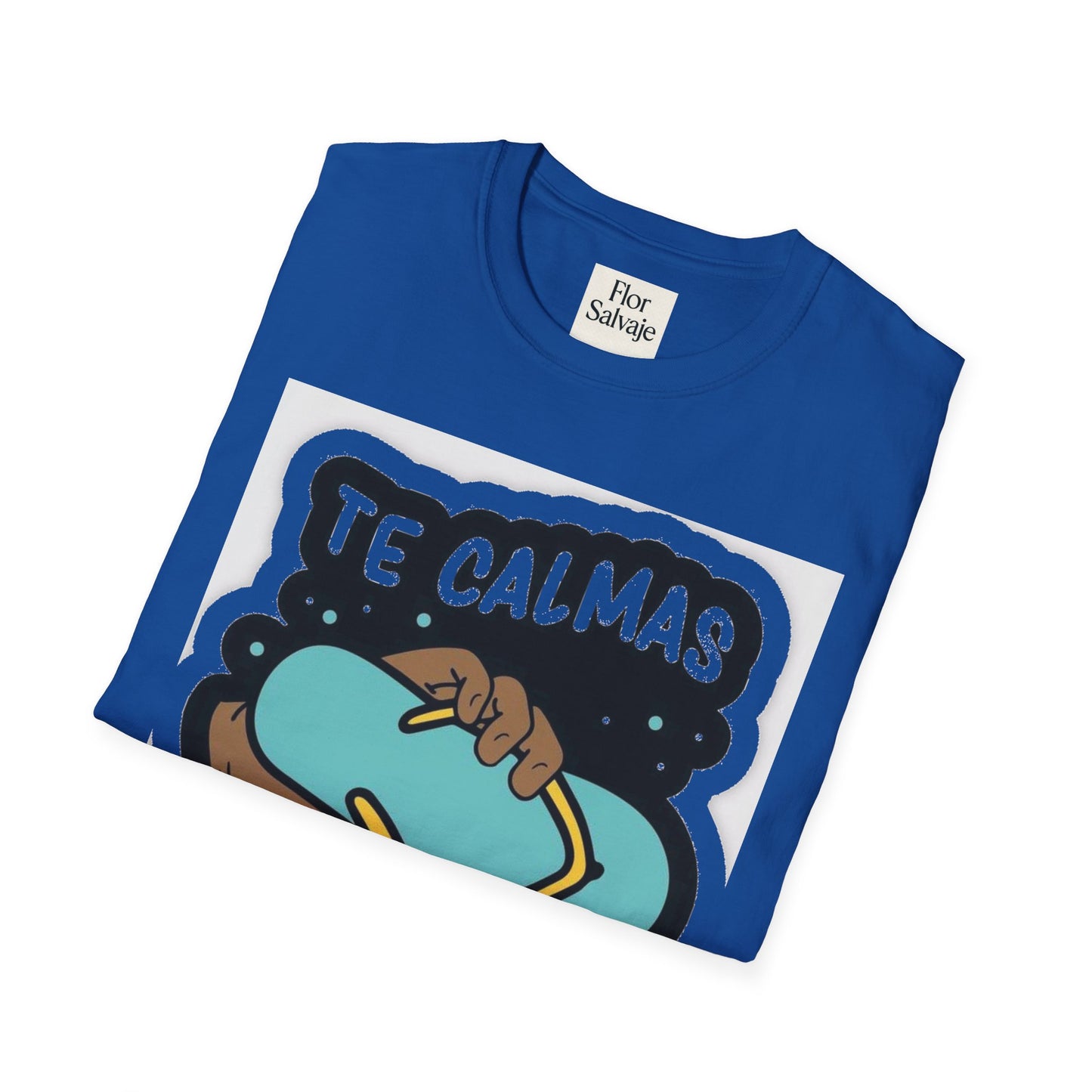 Relaxing Vibes Unisex Softstyle T-Shirt - 'Te Calmas O Te Calmo' Design