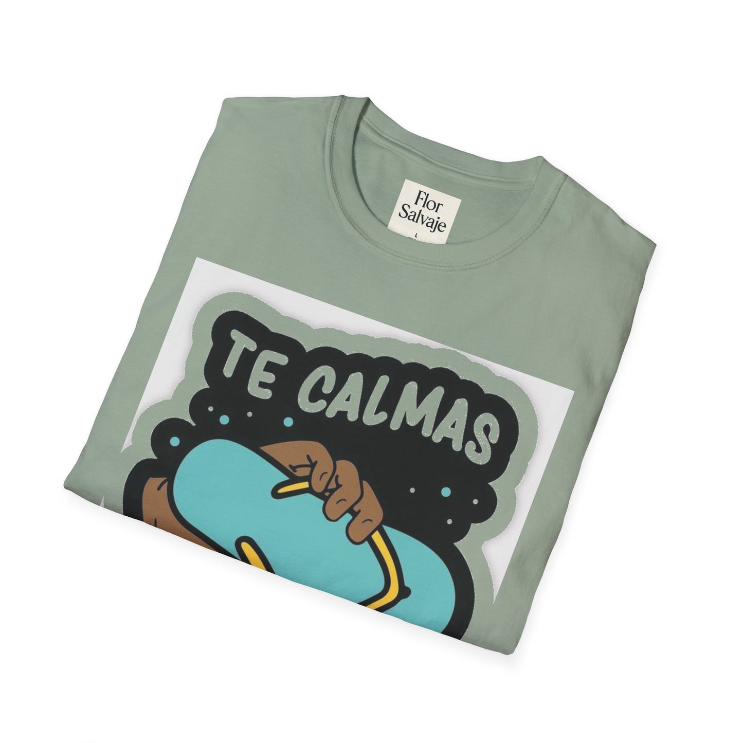 Relaxing Vibes Unisex Softstyle T-Shirt - 'Te Calmas O Te Calmo' Design