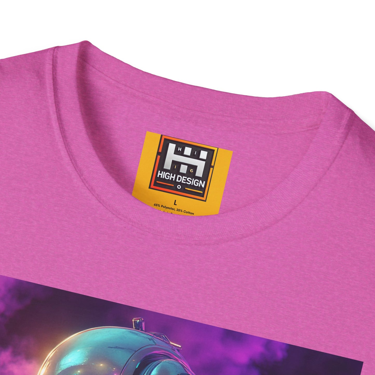 Futuristic Robot Graphic T-Shirt | Unisex Softstyle Tee | Unique Art for Tech Enthusiasts