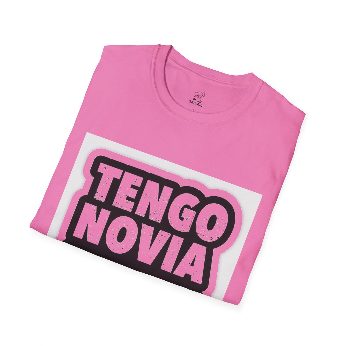 Unisex Funny T-Shirt - Tengo Novia, Playful Apparel for Couples, Perfect Gift for Anniversaries, Casual Wear, Unique Statement Tee