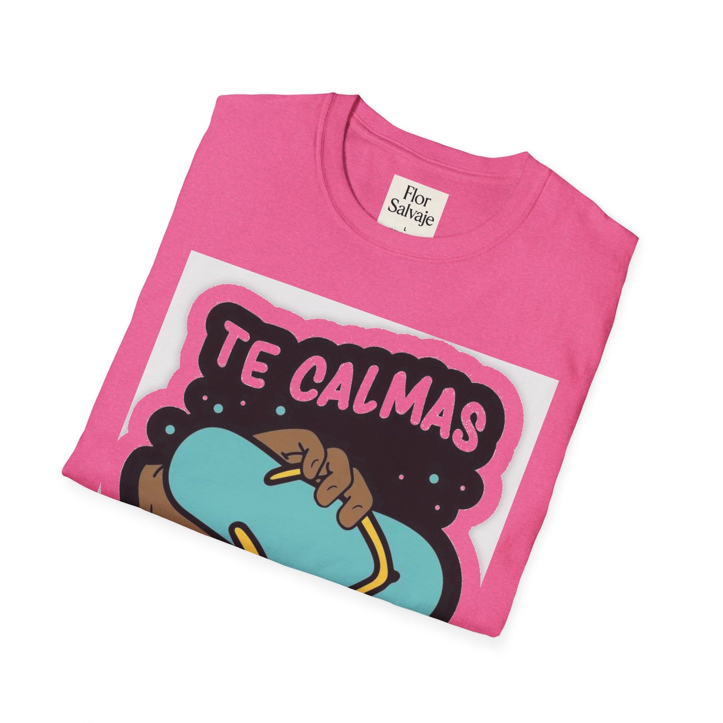 Relaxing Vibes Unisex Softstyle T-Shirt - 'Te Calmas O Te Calmo' Design