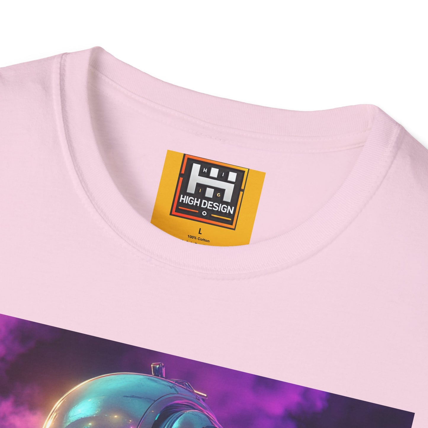 Futuristic Robot Graphic T-Shirt | Unisex Softstyle Tee | Unique Art for Tech Enthusiasts