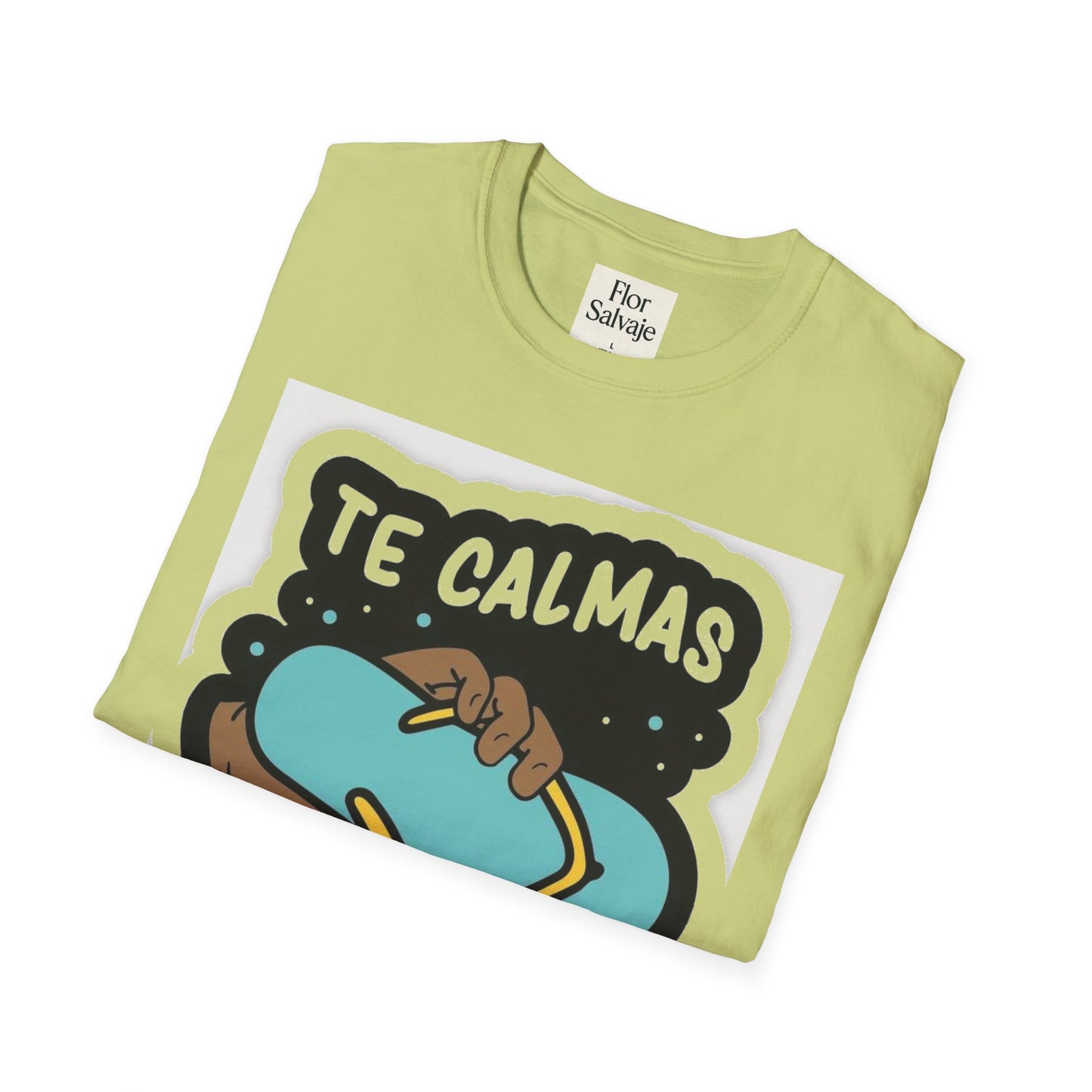 Relaxing Vibes Unisex Softstyle T-Shirt - 'Te Calmas O Te Calmo' Design