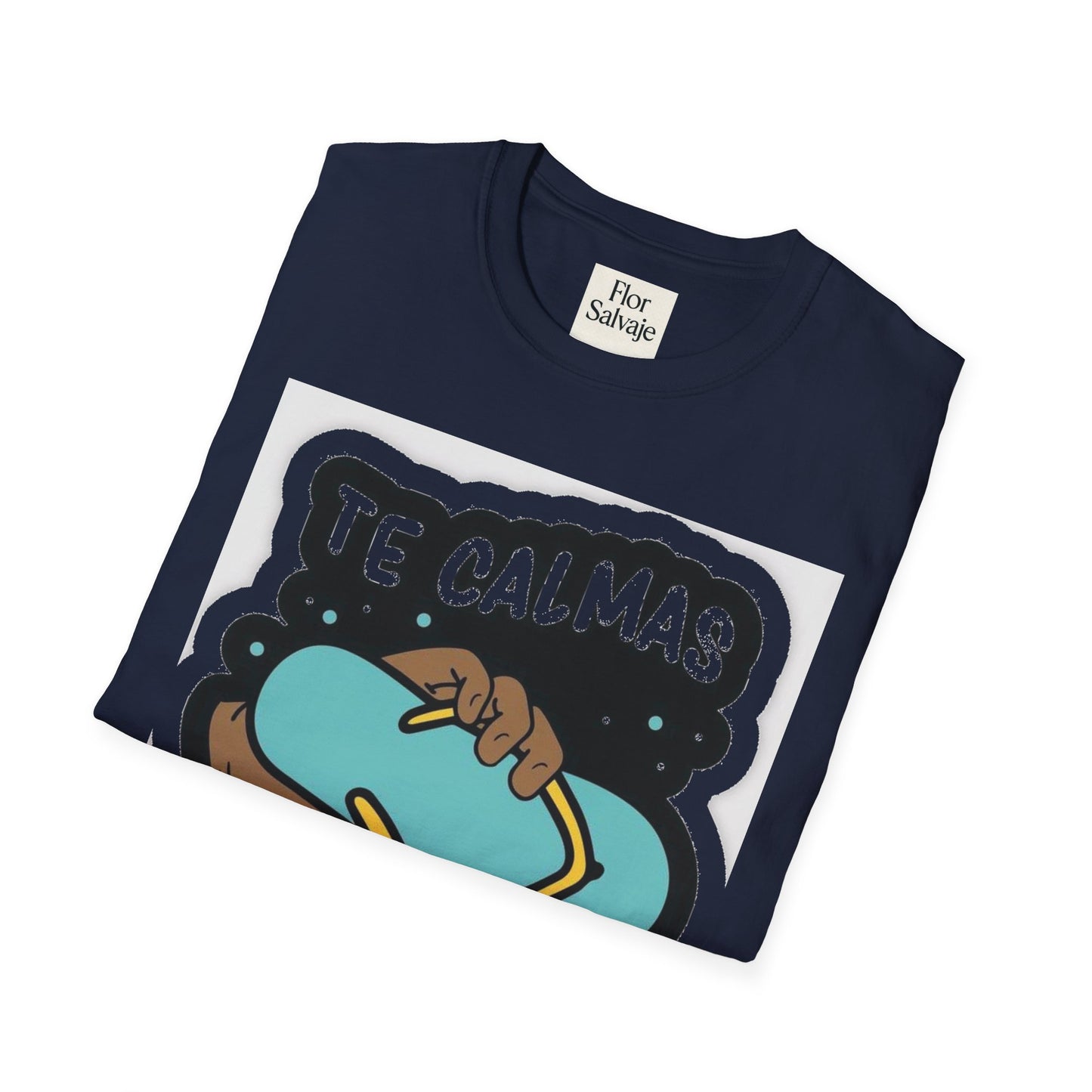 Relaxing Vibes Unisex Softstyle T-Shirt - 'Te Calmas O Te Calmo' Design