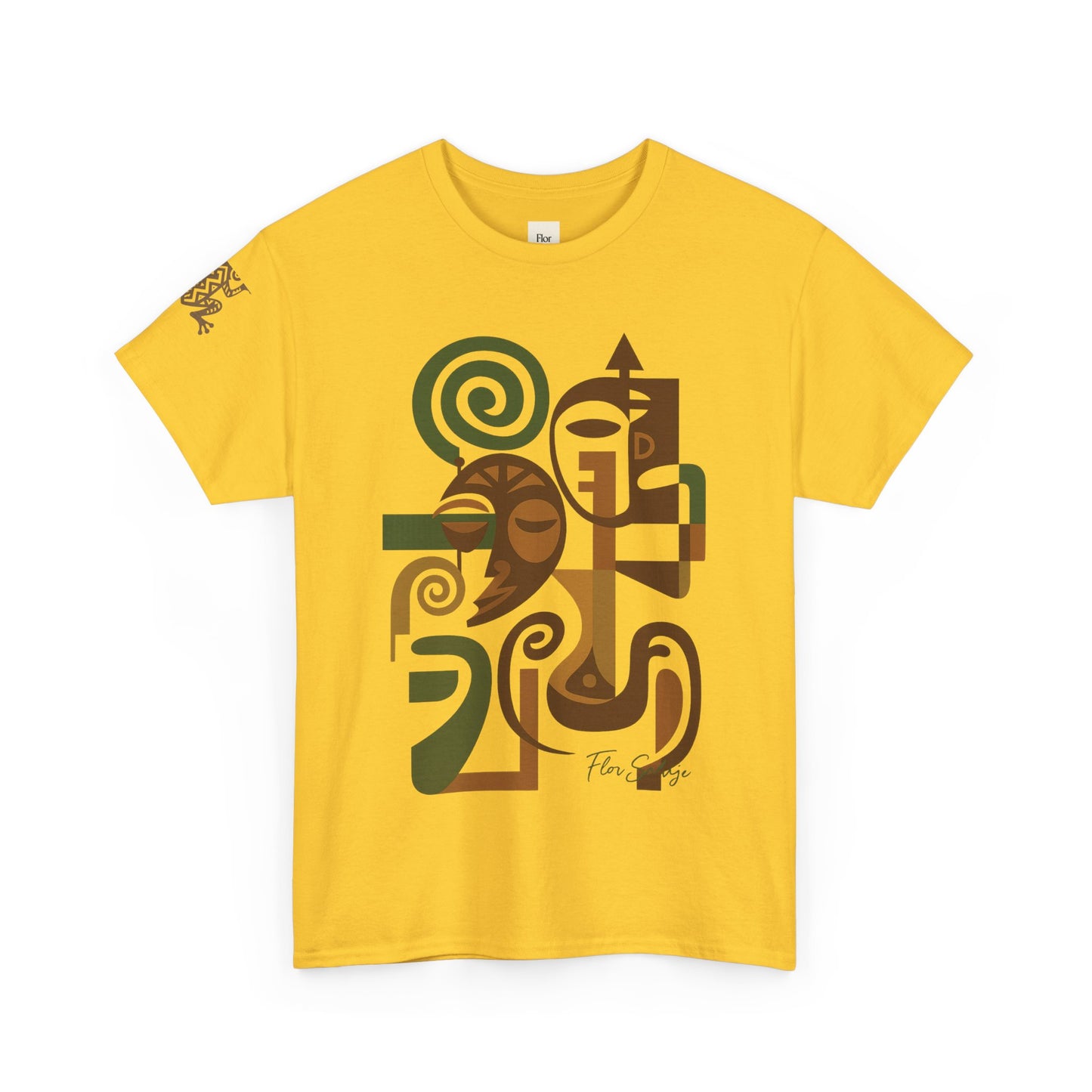 Artistic Unisex Cotton Tee - Unique Graphic Tee, Casual Wear, Gift for Art Lovers, Summer Style, Everyday Comfort
