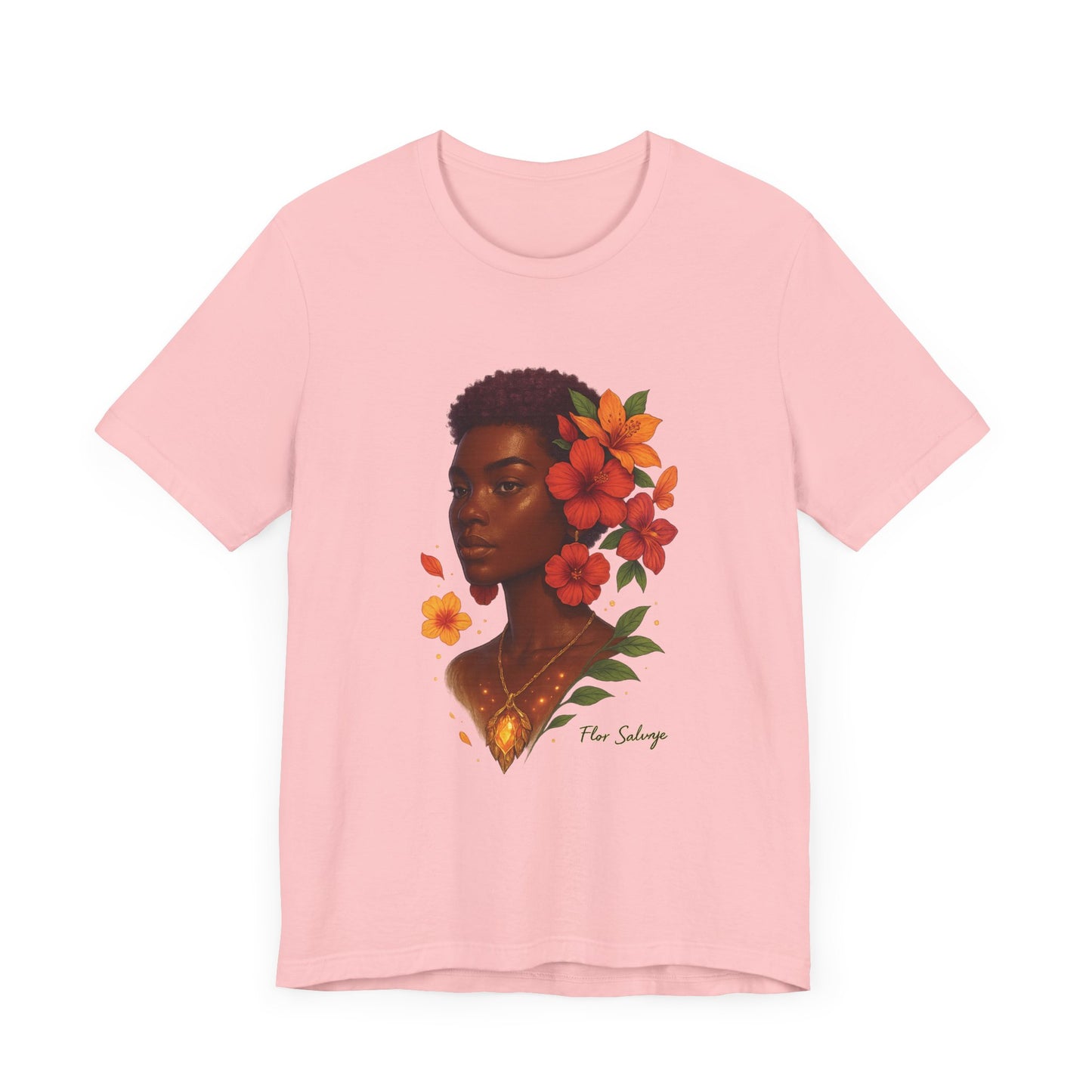 Floral Soul Unisex Tee, Inspirational T-Shirt, Gift for Her, Summer Outfit, Artistic Apparel, Unique Graphic Tee