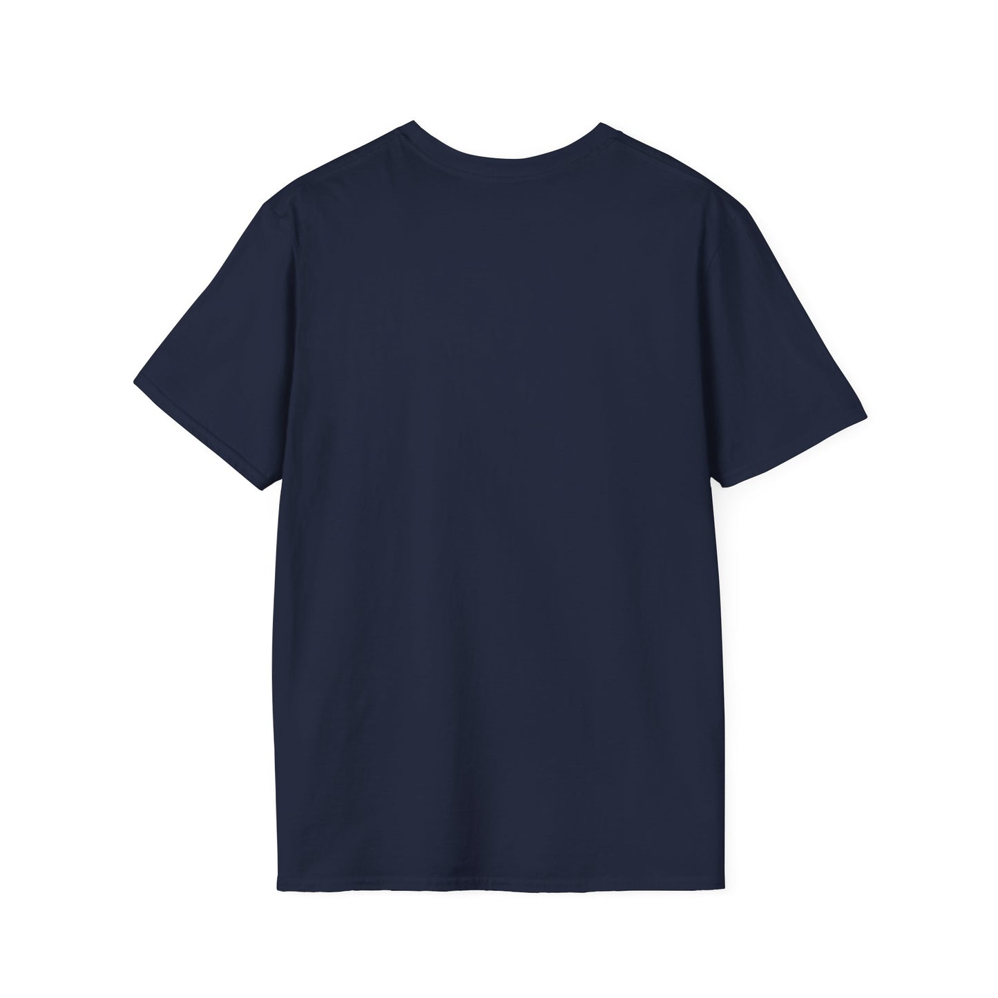 Cityscape Unisex Softstyle T-Shirt | Artistic Urban Design for Everyday Wear