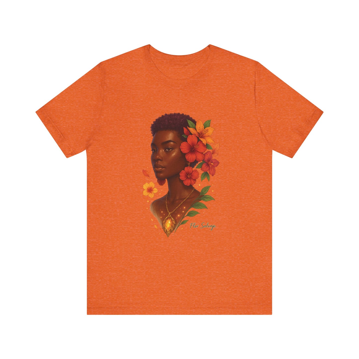 Floral Soul Unisex Tee, Inspirational T-Shirt, Gift for Her, Summer Outfit, Artistic Apparel, Unique Graphic Tee