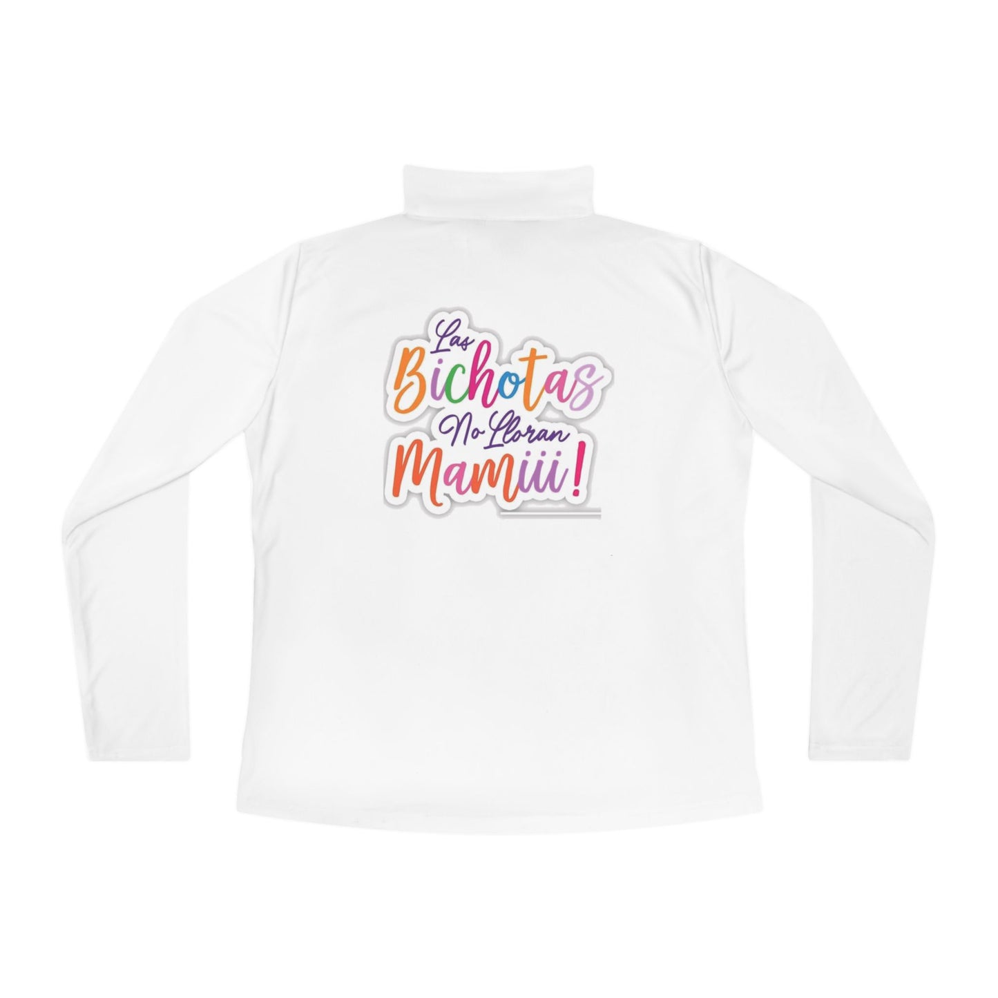 Ladies Quarter-Zip Pullover with Fun Bichotas Design | Cozy, Stylish Activewear, Perfect for Fitness or Casual Outfits, Gift for Her