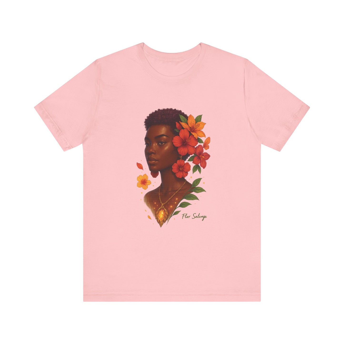 Floral Soul Unisex Tee, Inspirational T-Shirt, Gift for Her, Summer Outfit, Artistic Apparel, Unique Graphic Tee