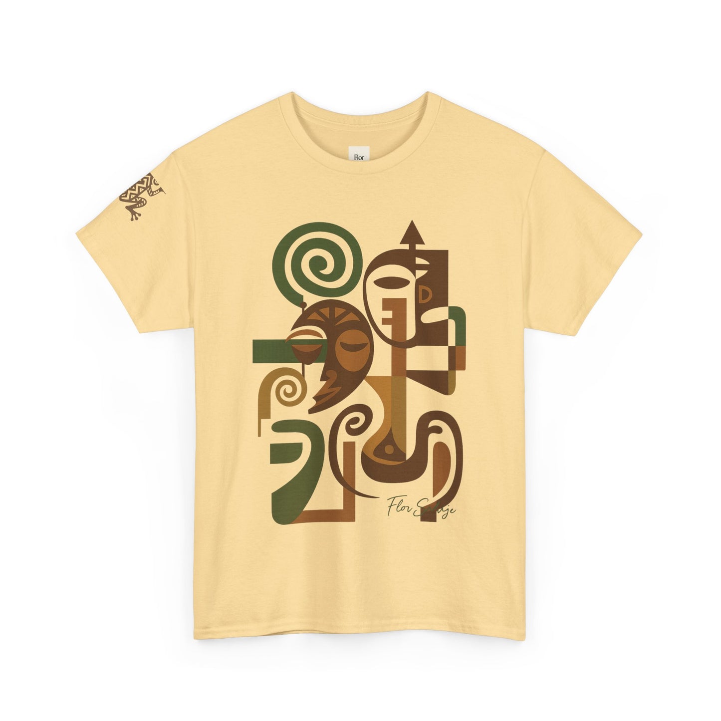 Artistic Unisex Cotton Tee - Unique Graphic Tee, Casual Wear, Gift for Art Lovers, Summer Style, Everyday Comfort