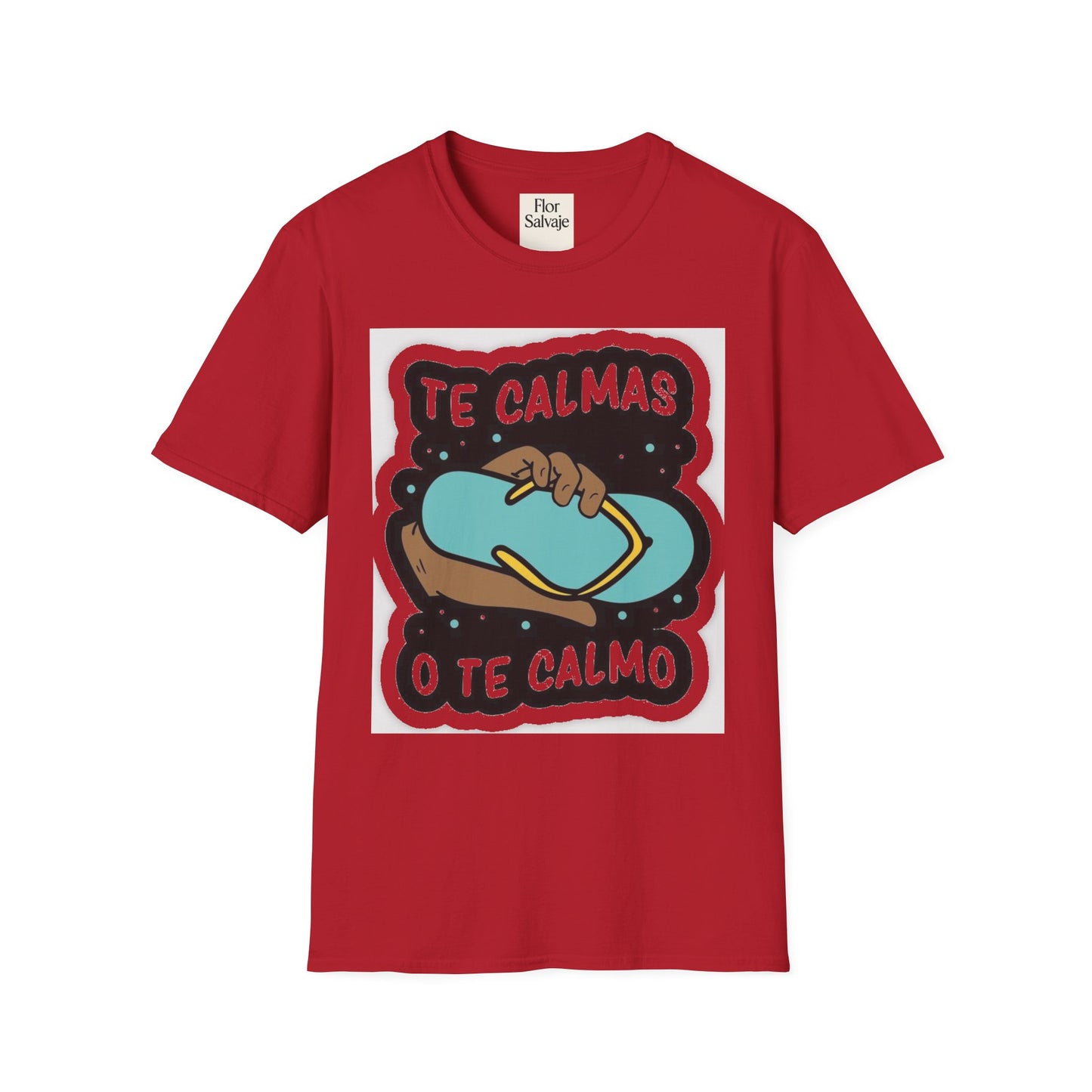 Relaxing Vibes Unisex Softstyle T-Shirt - 'Te Calmas O Te Calmo' Design