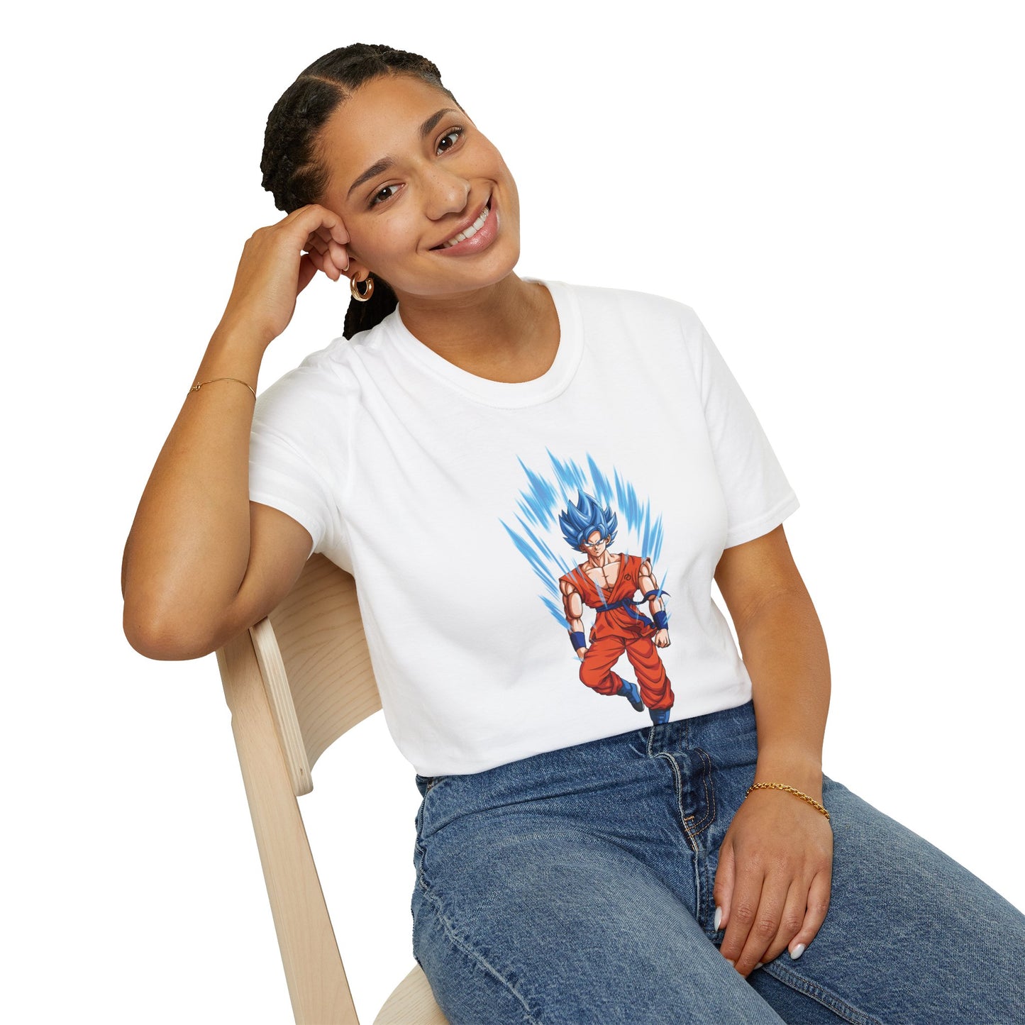 Dragon Ball Z Unisex Super Saiyan T-Shirt - Trendy Graphic Tee for Fans