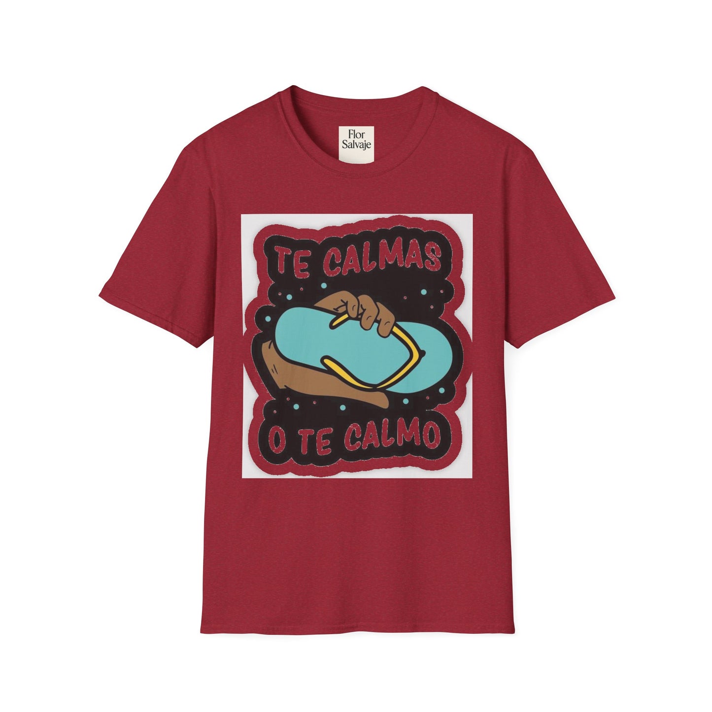 Relaxing Vibes Unisex Softstyle T-Shirt - 'Te Calmas O Te Calmo' Design