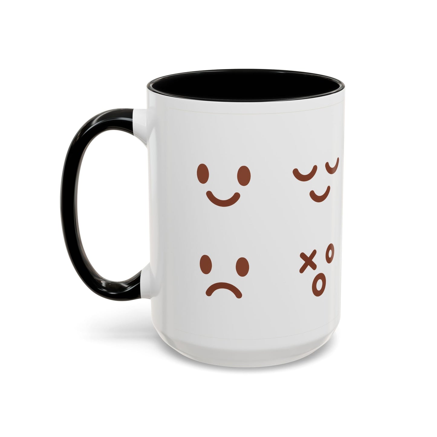 Emotional Expressions Coffee Mug - Fun 11/15oz Ceramic Coffee Cup for Daily Joy
