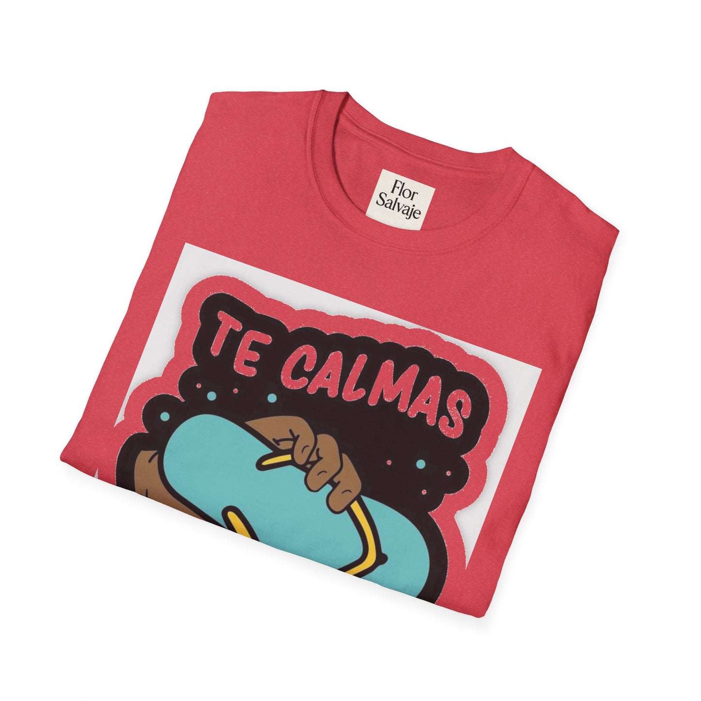 Relaxing Vibes Unisex Softstyle T-Shirt - 'Te Calmas O Te Calmo' Design