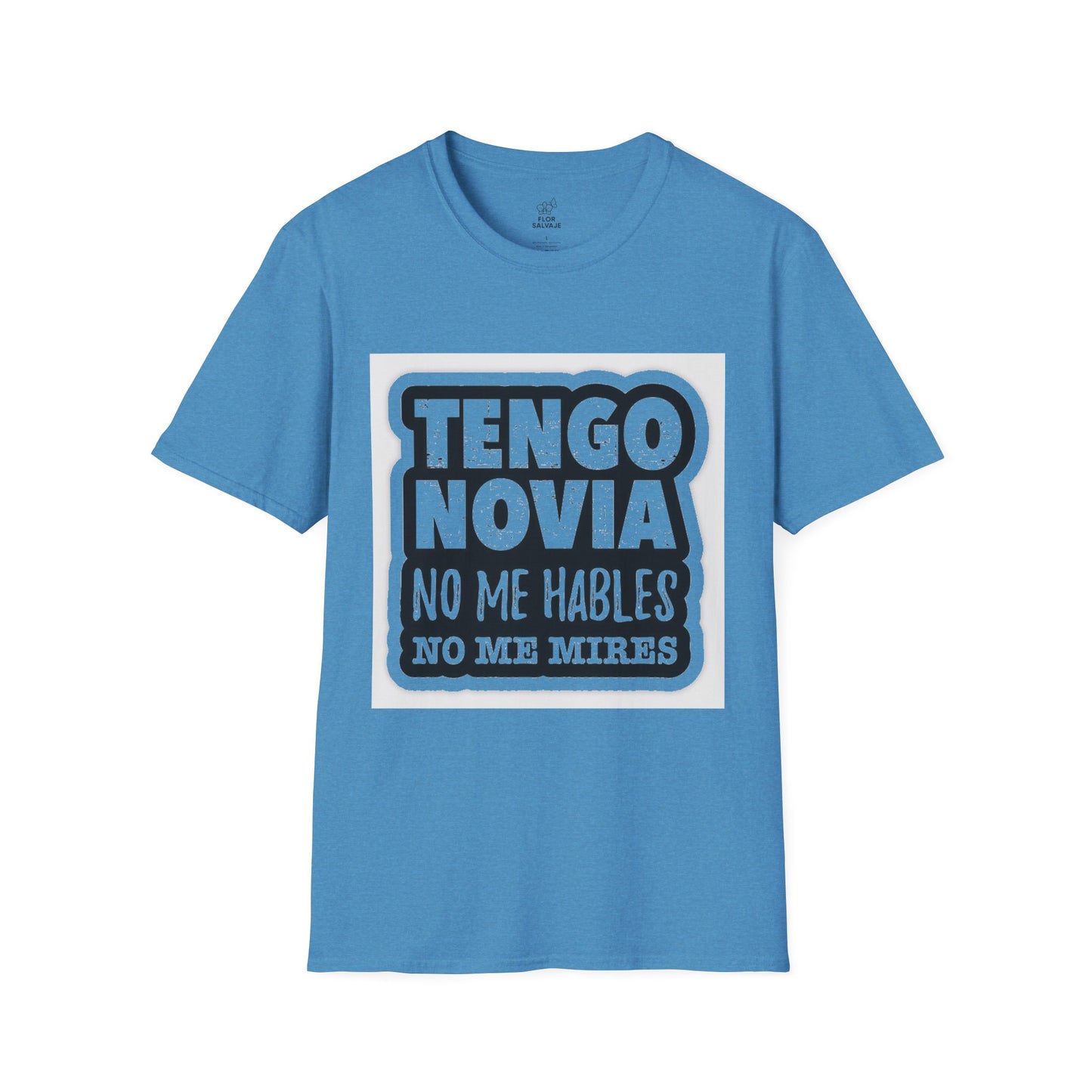Unisex Funny T-Shirt - Tengo Novia, Playful Apparel for Couples, Perfect Gift for Anniversaries, Casual Wear, Unique Statement Tee